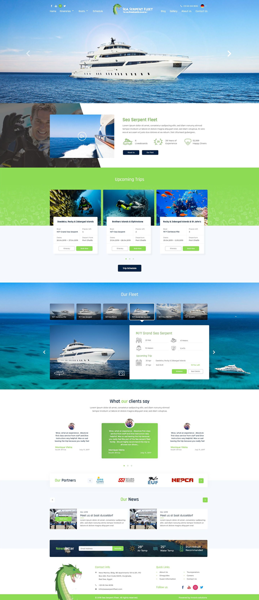 Sea Serpent Fleet Website