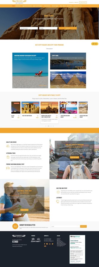 Travel to Egypt Website